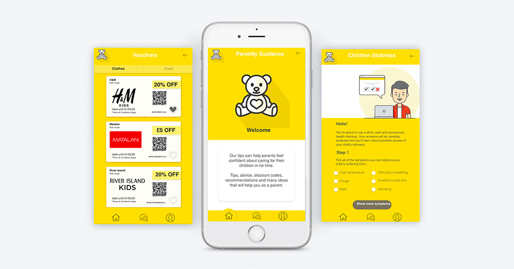 Parently Guidance App Mock Up